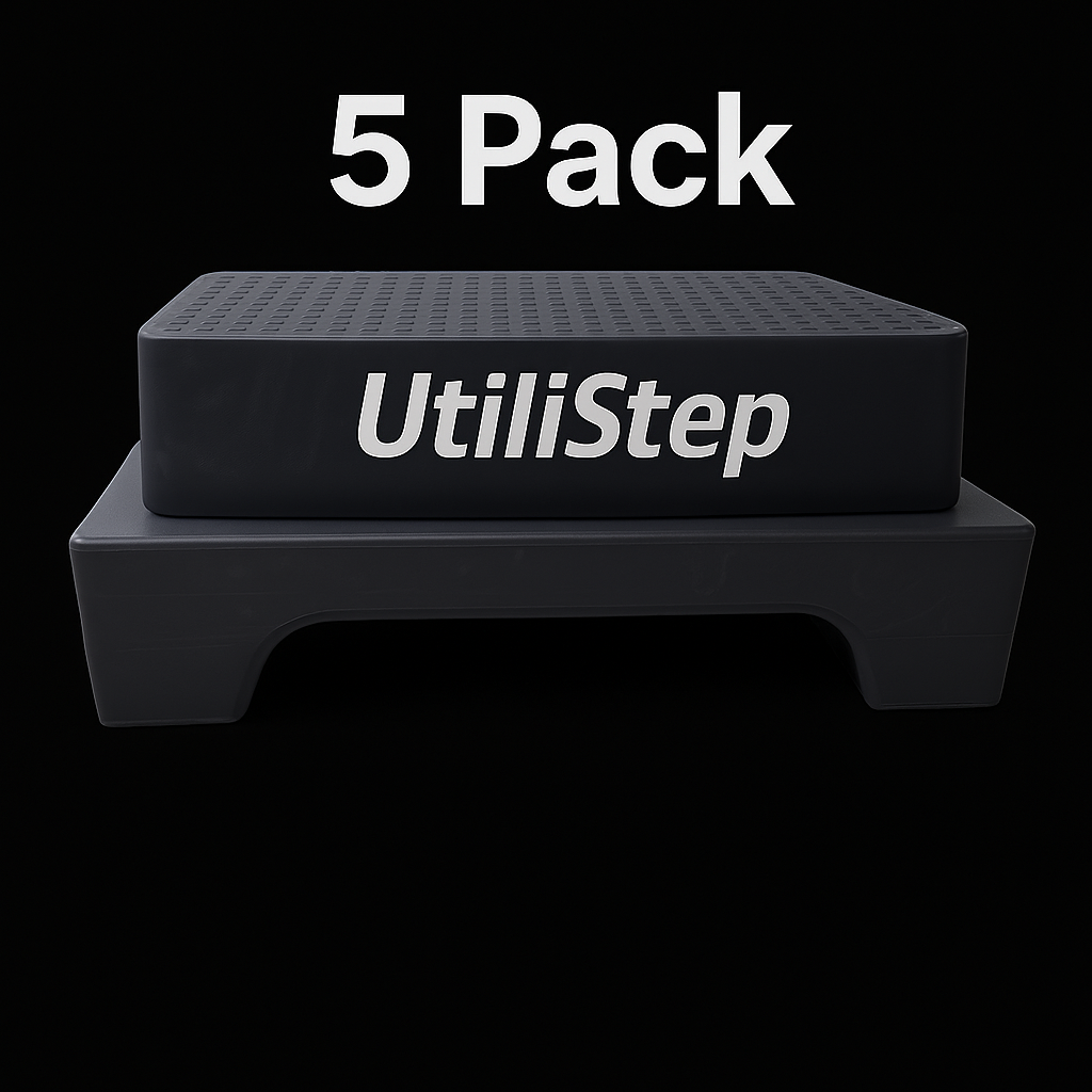5 Pack of UtiliStep Stackable Steps